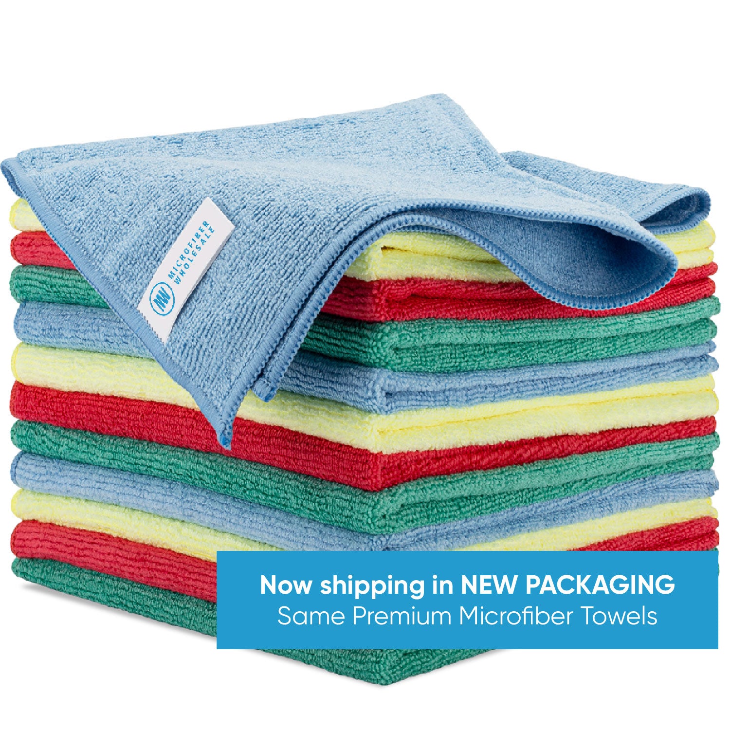 16” x 16” Buff™ Multi-Surface Microfiber Cleaning Towel (16 Colors) —  Microfiber Wholesale