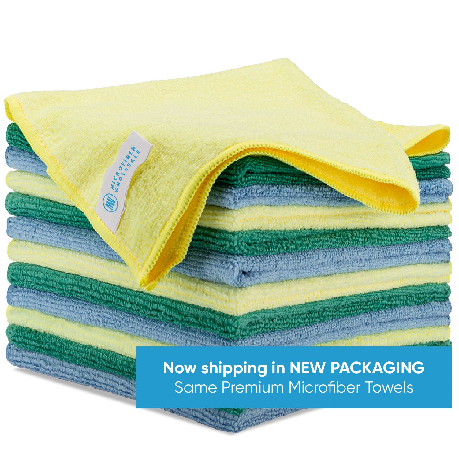 16” x 16” Buff™ Multi-Surface Microfiber Cleaning Towel (16 Colors) —  Microfiber Wholesale