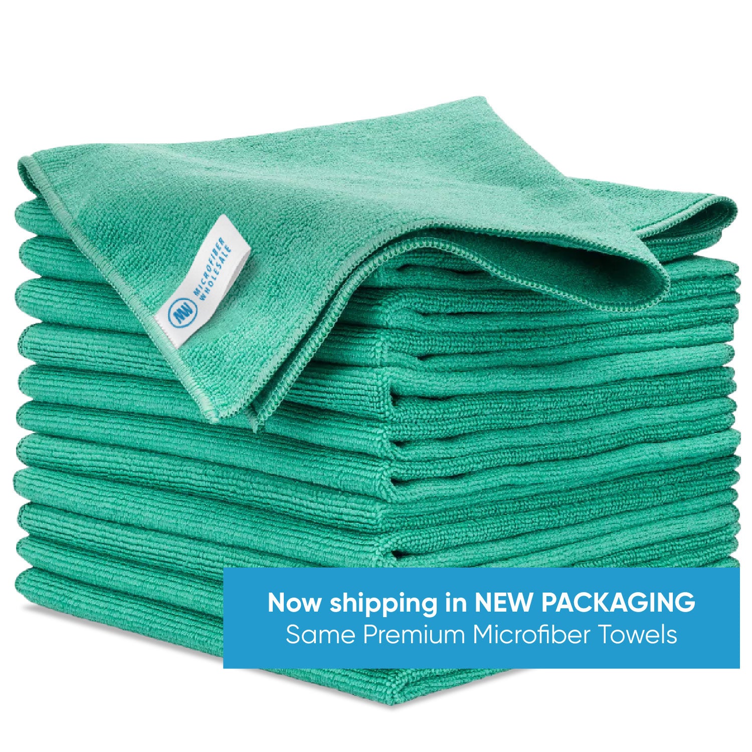 16”x16” MW Pro Multi-Surface Microfiber Towel - Pack of 12 Blue