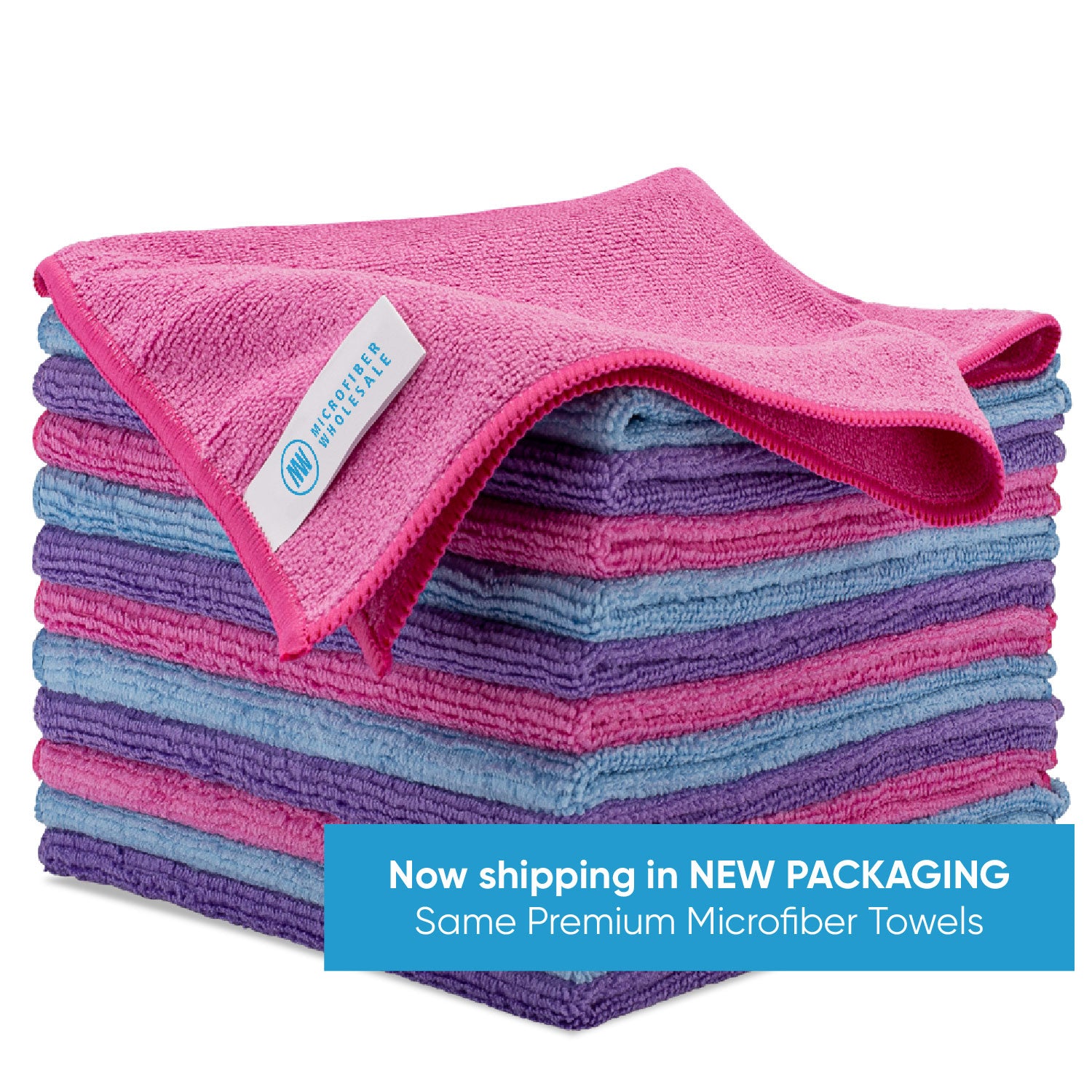 16” x 16” Buff™ Multi-Surface Microfiber Cleaning Towel (16 Colors) —  Microfiber Wholesale