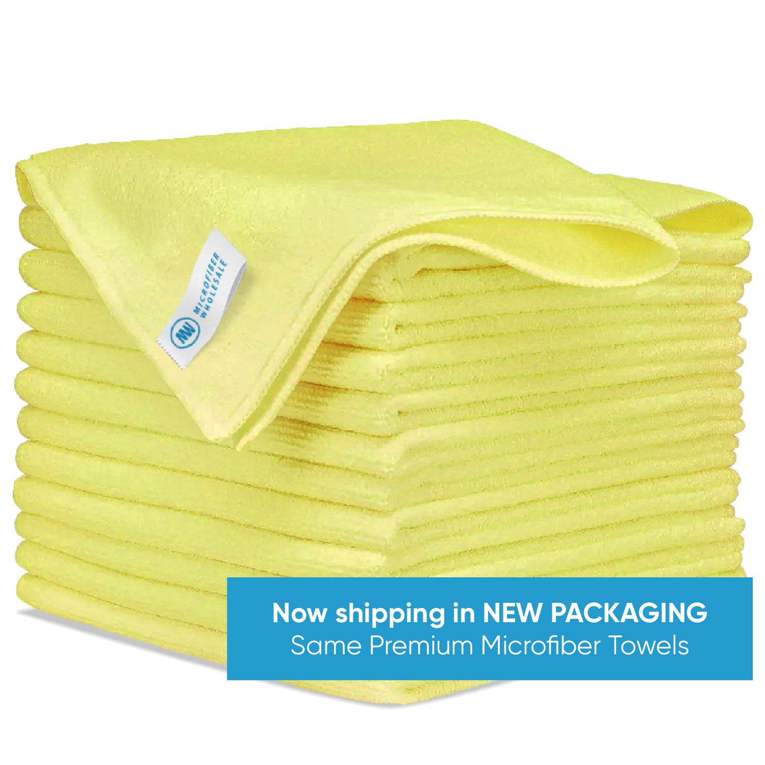 Buff Pro Multi-Surface Microfiber Towel 12 Pack Premium Cleaning Cloths 16x16