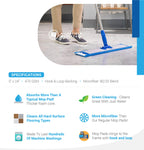 24" Premium Microfiber Wet Mop Pad