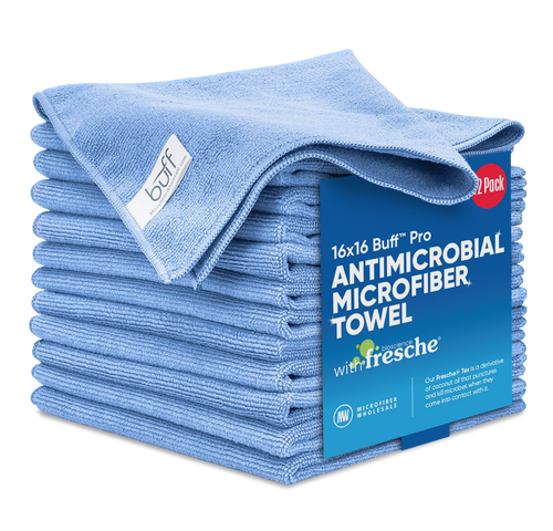 16"x16" Buff™ Fresche® Antimicrobial Microfiber Towel