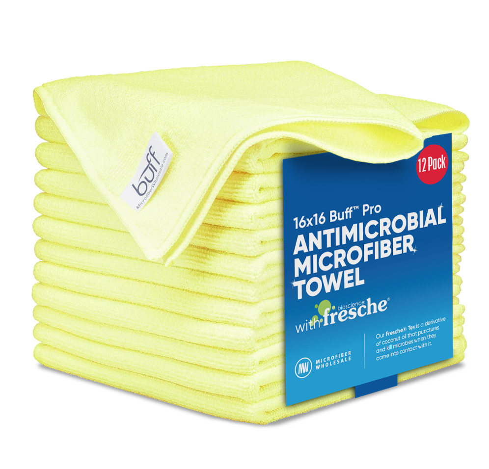16"x16" Buff™ Fresche® Antimicrobial Microfiber Towel