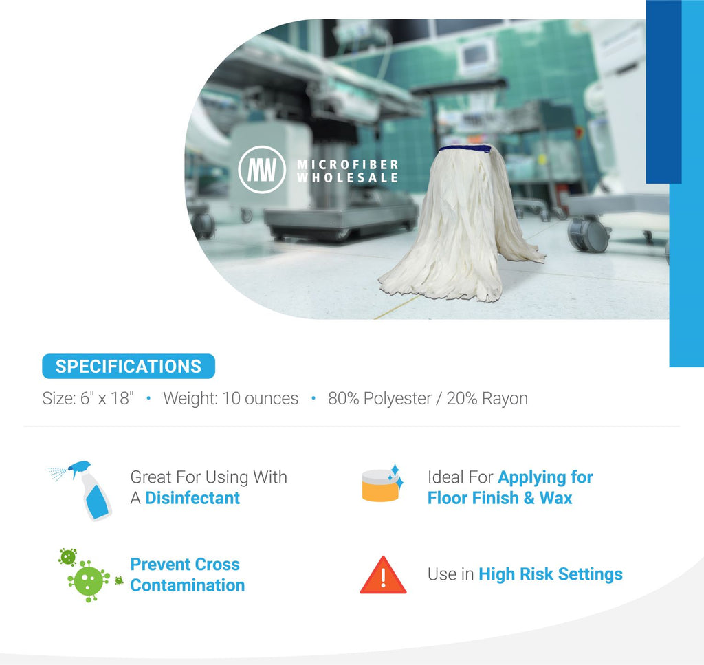 mopa de microfibra desechable