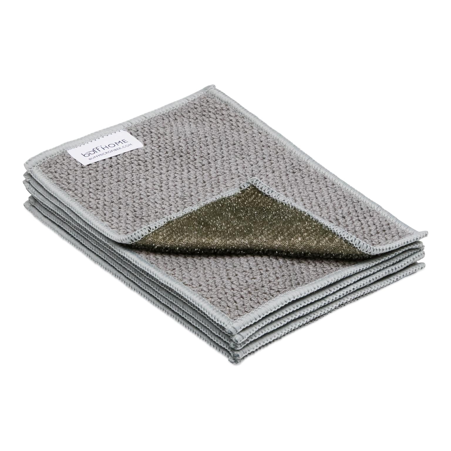 Microfiber Dish Cloths | Scrubs & Cleans: Dishes, Sinks, Counters, Stove Tops | Easy Rinsing | Machine Washable | 6 Pack (Size 4 x 6 inches)