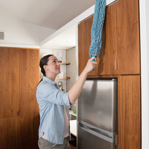 Utilícelo con la Varilla Flexible Para Hacer Un Plumero Para Telarañas 