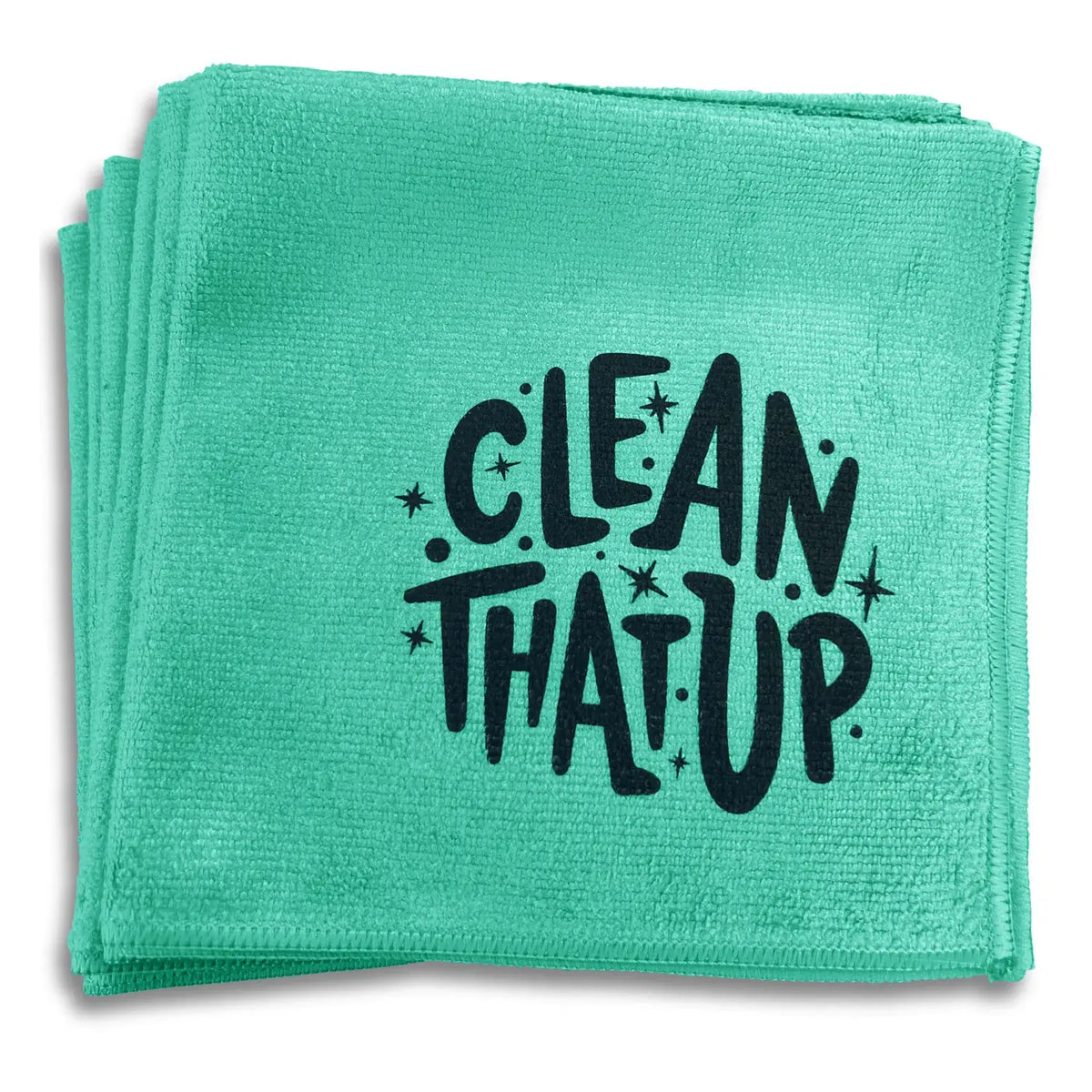 Clean That Up Custom Microfiber Towels 6 pack — Microfiber Wholesale