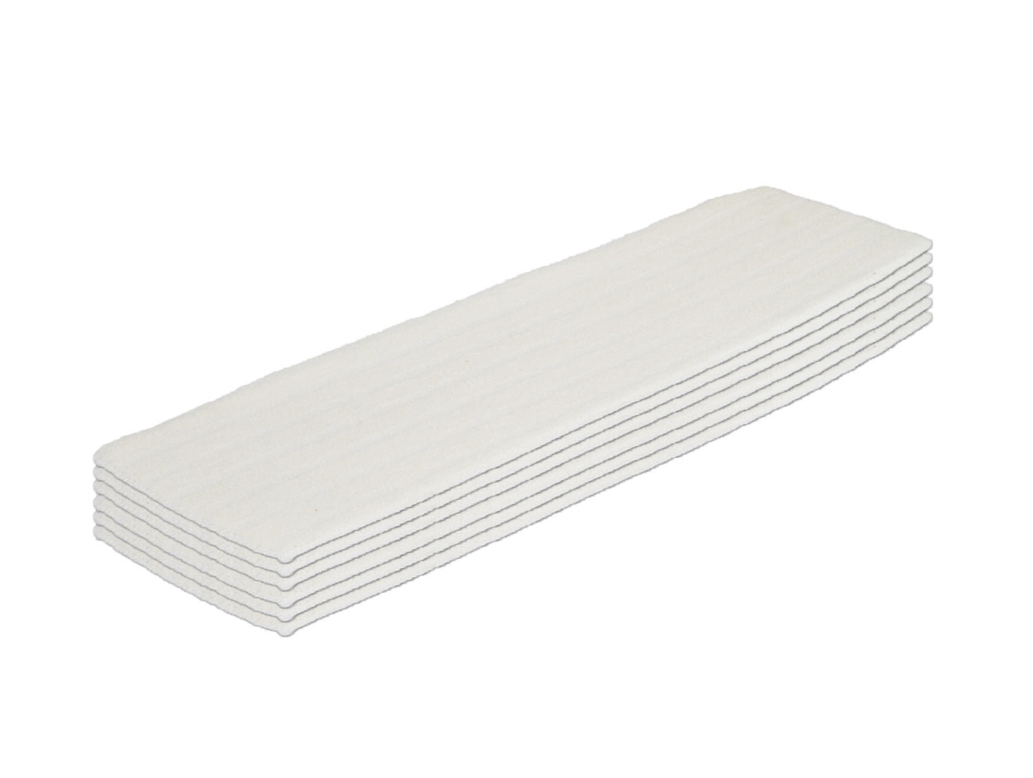Almohadilla de microfibra desechable para mopa - Paquete de 6 unidades