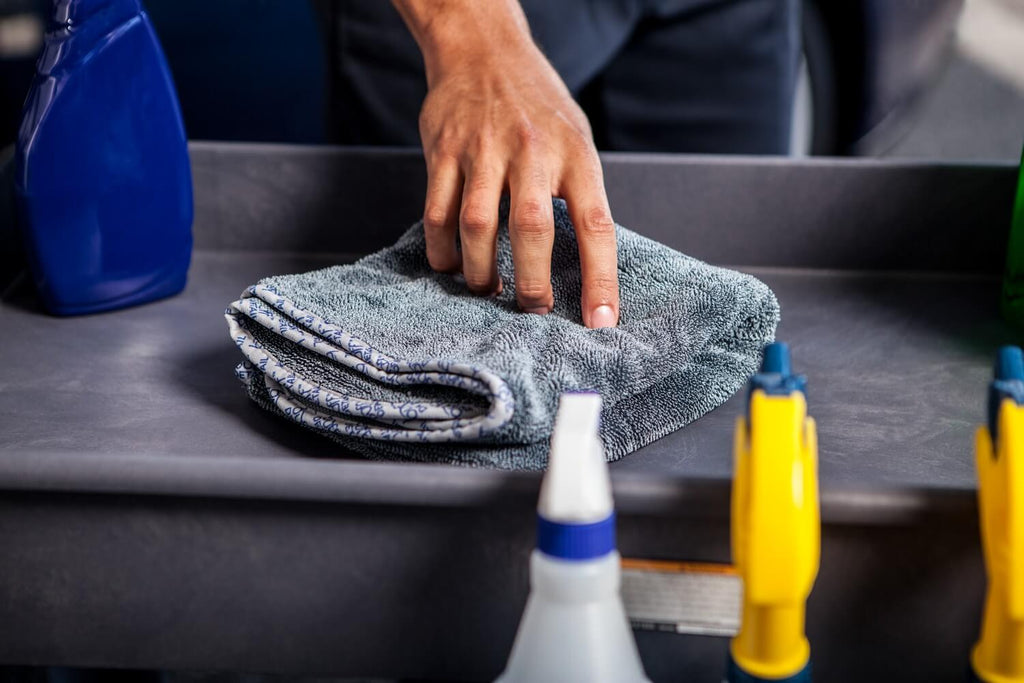 gray korean microfiber towels