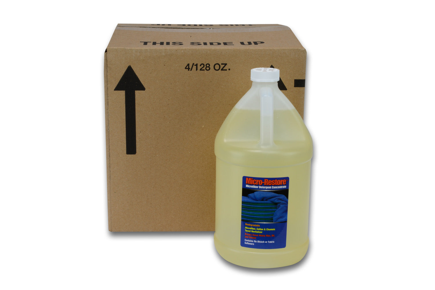 Micro-Restore Detergent - 4 Gallons — Microfiber Wholesale