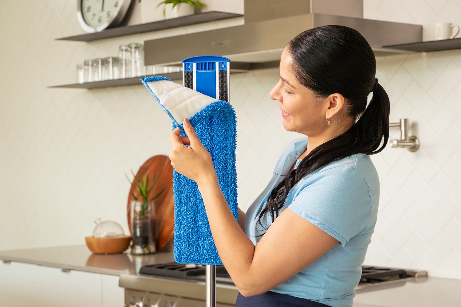 Microfiber Mop With Washable Pads