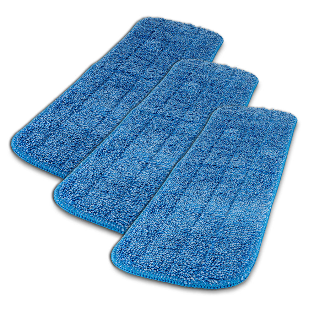 Microfiber Wholesale 18 inch Microfiber Mop Pads - Machine Washable, Reusable, Refills & Replacement Wet Mop Heads Compatible with Any Microfiber