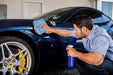 Blue Microfiber Towel For Buffing Car