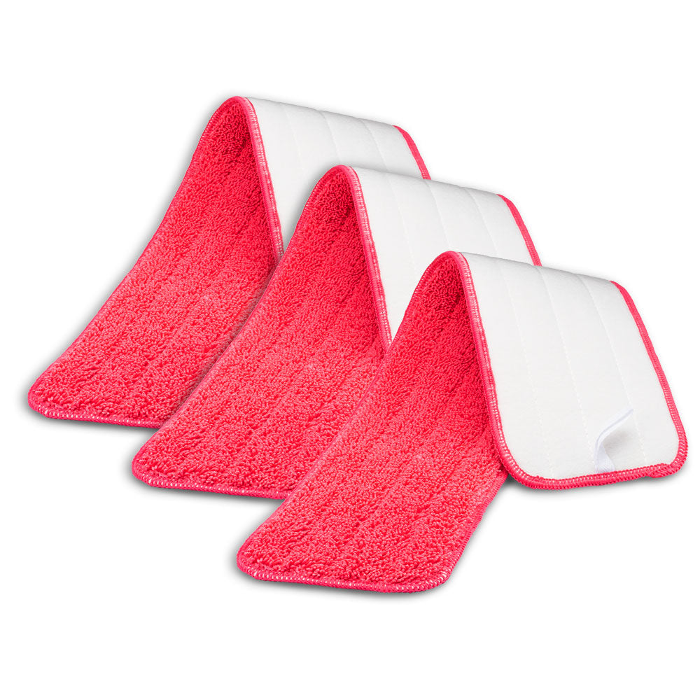 24" Microfiber Wet Mop Pad - Pack of 3