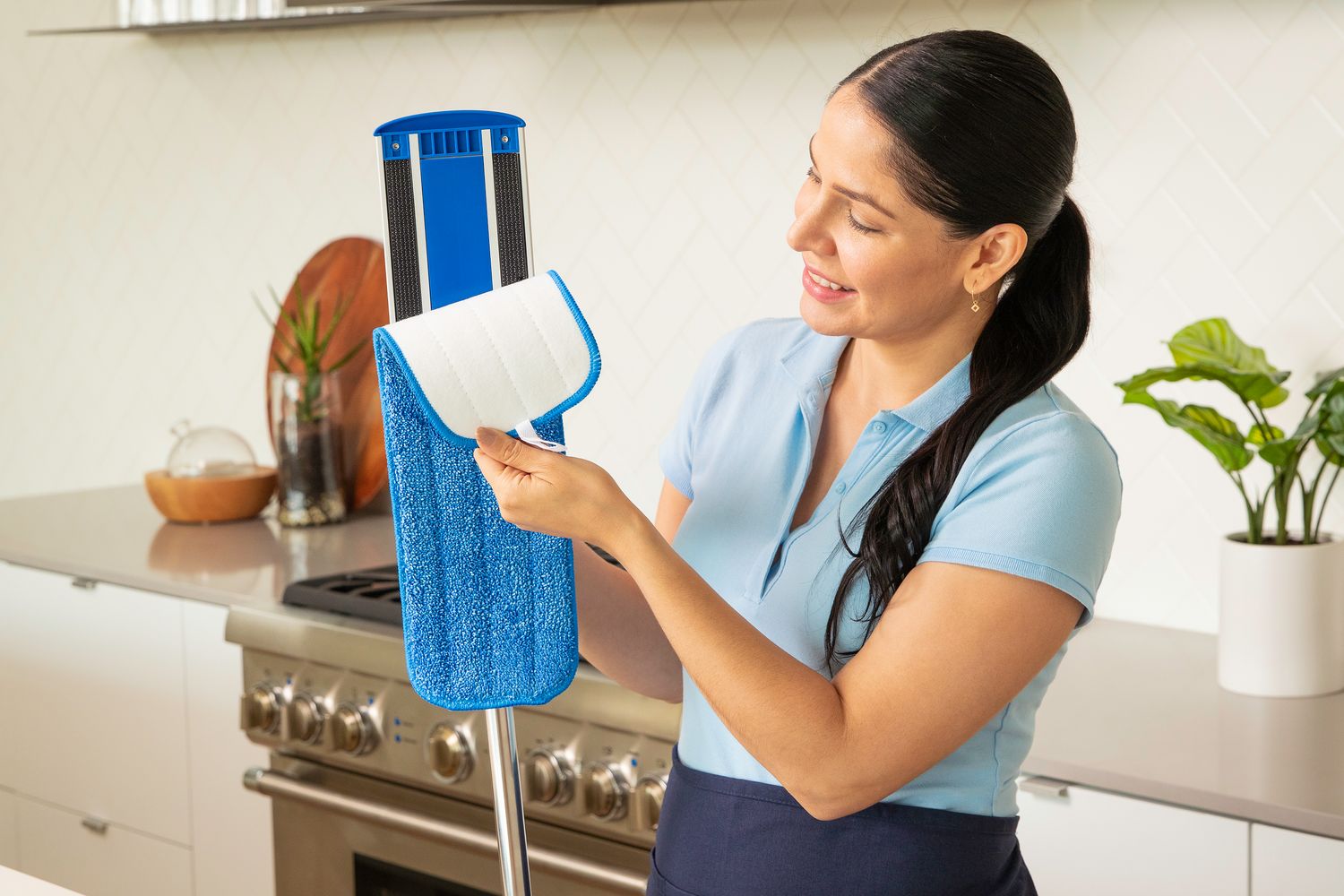 18" Microfiber Wet Mop Pad - Pack of 3 - The Maids
