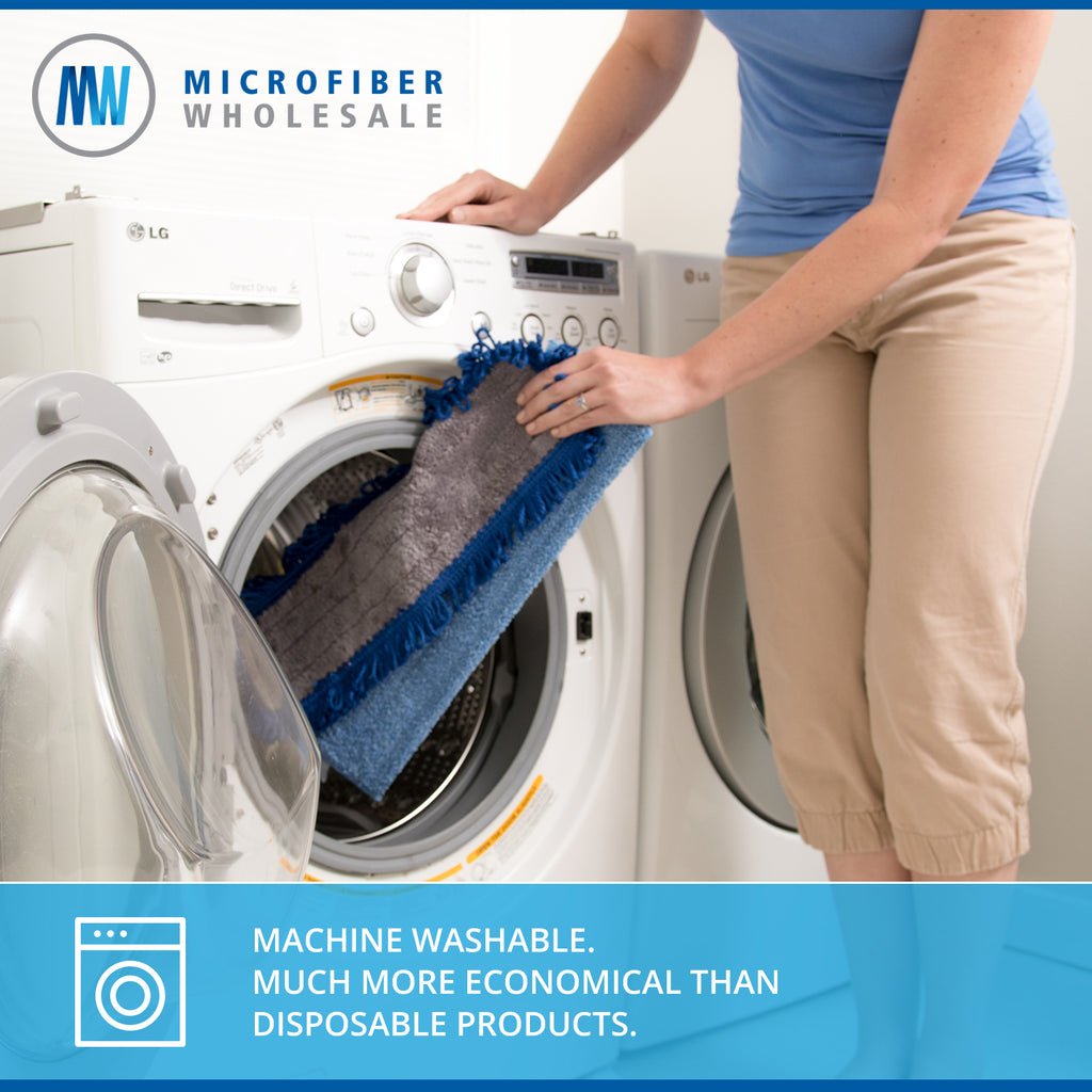 Mopa de microfibra lavable